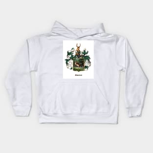 Swartout Family Coat of Arms and Crest Kids Hoodie